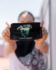 Big Foot Hate People Cloth face mask aos-face-mask-lifestyle-07