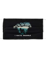 Big Foot Hate People Cloth face mask front