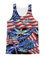 Dragonfly Us Flag All-over Unisex Tank thumbnail