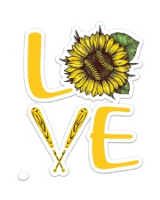 Softball Love NTV Sticker - Single (Vertical) front