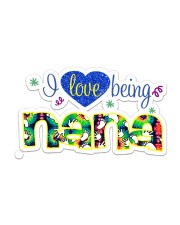 I Love Being Nana Sticker - Single (Horizontal) front