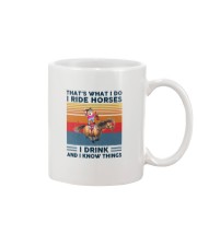 I Ride Horses I Drink Mug tile