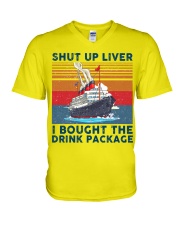 Cruising Shut Up Liver V-Neck T-Shirt tile