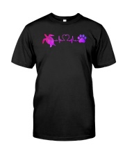 Turtle And Dog Classic T-Shirt front