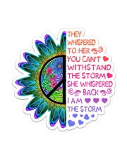 Hippie I Am The Storm Sticker - Single (Vertical) front