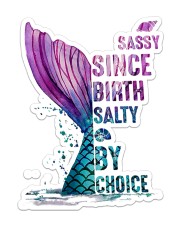 Mermaid Salty By Choice Sticker - Single (Vertical) front