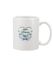 A Big Piece Of My Heart Lives In Heaven Mug tile
