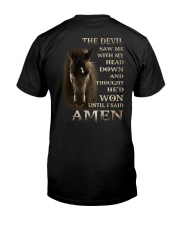 For Horse Lovers Classic T-Shirt back