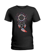 Butterfly Dreamcatcher Us Ladies T-Shirt thumbnail