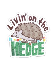 Living On The Hedge Sticker - Single (Vertical) front