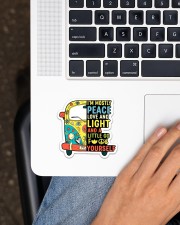 I'm Mostly Peace Sticker - Single (Horizontal) aos-sticker-single-horizontal-lifestyle-front-11