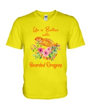 Life Is Better With Bearded Dragons V-Neck T-Shirt thumbnail