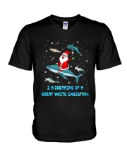Christmas Gifts For Shark Lovers V-Neck T-Shirt thumbnail