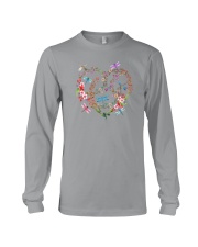Flower And Dragonflies Long Sleeve Tee thumbnail