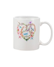 Flower And Dragonflies Mug thumbnail
