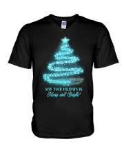 Merry And Bright V-Neck T-Shirt thumbnail