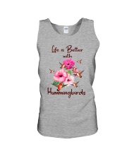 Life Is Better With Hummingbirds Unisex Tank thumbnail