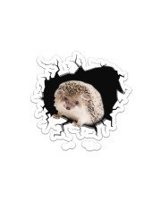 Hedgehog Sticker - Single (Horizontal) front