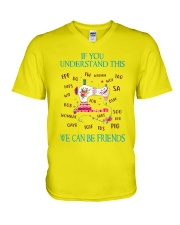 We Can Be Friends V-Neck T-Shirt thumbnail