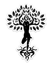 Namaste Sticker - Single (Vertical) front