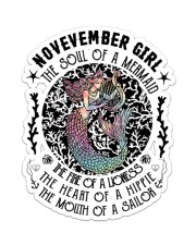 November Girl Sticker - Single (Vertical) front
