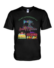 The Best Antidepressant Is A Sewing Machine V-Neck T-Shirt thumbnail