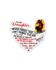 To My Daughter Sticker - Single (Horizontal) front
