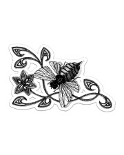 Bee Sticker - Single (Horizontal) front