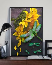 Sunflower And Dragonfly 11x17 Poster lifestyle-poster-2