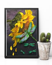 Sunflower And Dragonfly 11x17 Poster lifestyle-poster-8