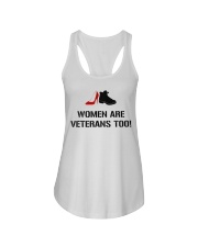 Women Are Veterans Too Ladies Flowy Tank thumbnail