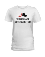 Women Are Veterans Too Ladies T-Shirt thumbnail