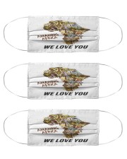 Amazing Africa We Love You Cloth Face Mask - 3 Pack thumbnail
