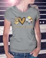 Peace Love GG Ladies T-Shirt lifestyle-women-crewneck-front-7