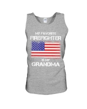 My Favorite Firefighter Is My Grandma Unisex Tank tile