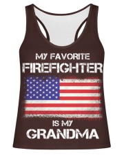 My Favorite Firefighter Is My Grandma Women's Racerback Tanktop tile
