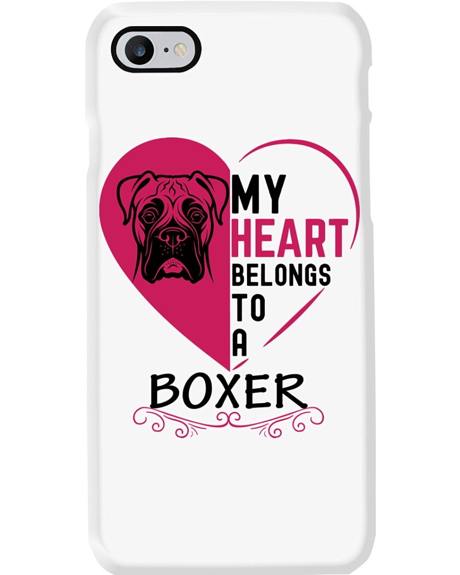 My Heart Belongs to a BOXER Phone Case
