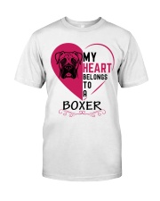 My Heart Belongs to a BOXER Classic T-Shirt thumbnail