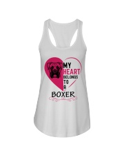 My Heart Belongs to a BOXER Ladies Flowy Tank thumbnail