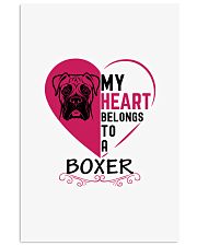 My Heart Belongs to a BOXER 11x17 Poster thumbnail