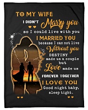 BLANKET - TO MY WIFE Small Fleece Blanket - 30" x 40" front