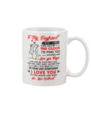 Family Boyfriend Clock Everything Moon Mug front