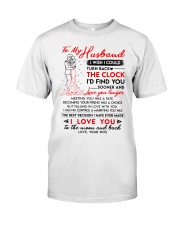 Family Husband Clock Marrying Moon Classic T-Shirt thumbnail