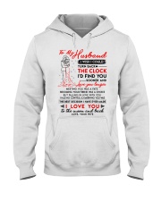 Family Husband Clock Marrying Moon Hooded Sweatshirt thumbnail