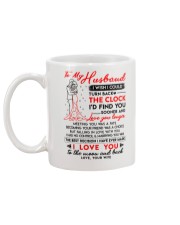 Family Husband Clock Marrying Moon Mug back