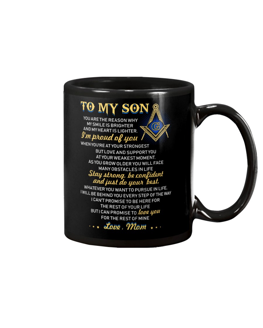 Freemason Reason My Smile Brighter Son Mom Mug