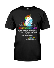 Unicorn LGBT Dear Boyfriend Mug Classic T-Shirt thumbnail