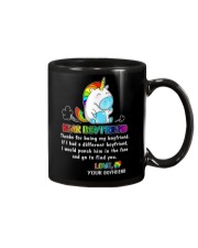 Unicorn LGBT Dear Boyfriend Mug Mug front