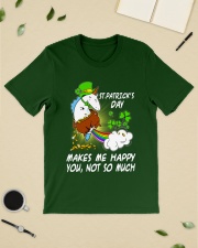 Patrick's day Unicorn make me happy shirt Classic T-Shirt lifestyle-mens-crewneck-front-19