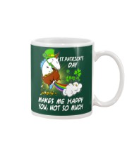 Patrick's day Unicorn make me happy shirt Mug thumbnail